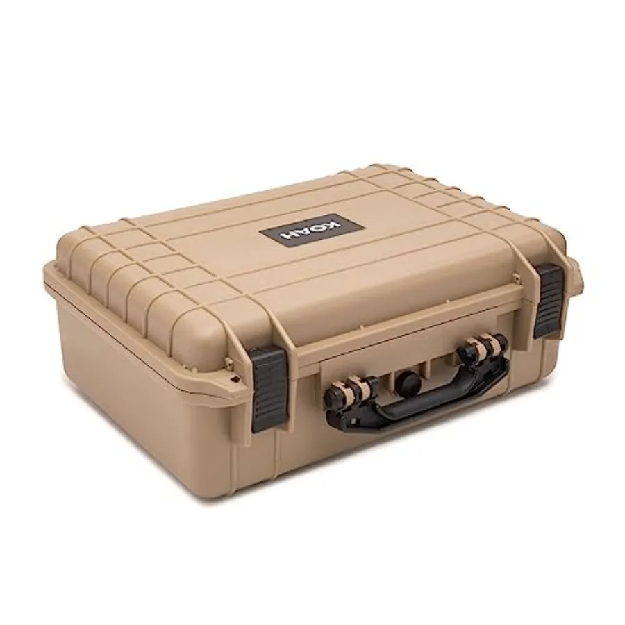 

Weatherproof Hard Case with Customizable Foam 18 x 14 x 7 Inch - Tan