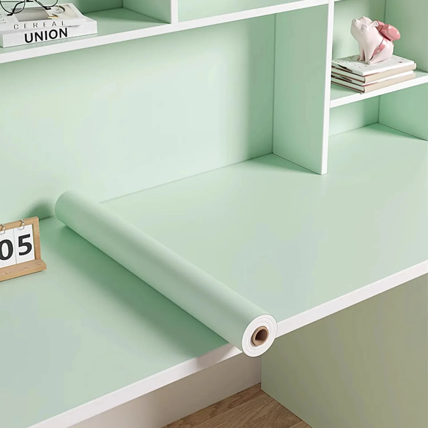 55CM Width Matte Waterproof Vinyl Self-Adhesive Wallpaper Stickers for Wall Furniture Living Room Contact Paper Home Decor