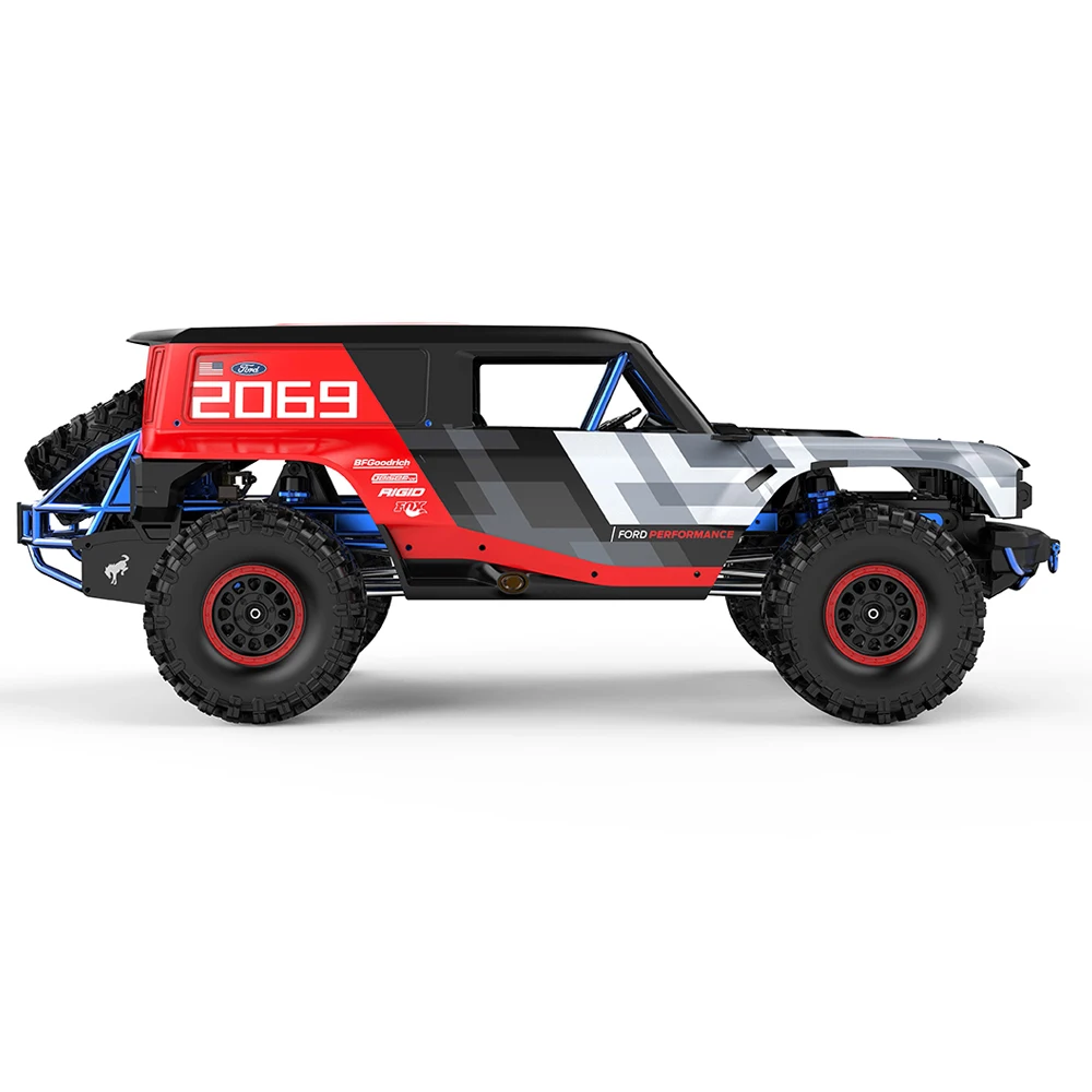 MJX H8P 1/8 2.4G 4WD 4CH محرك بدون فرشاة مستشعر RC سيارة زاحفة نموذج سيارة RTR مع أقفال مختلفة عن بعد #5