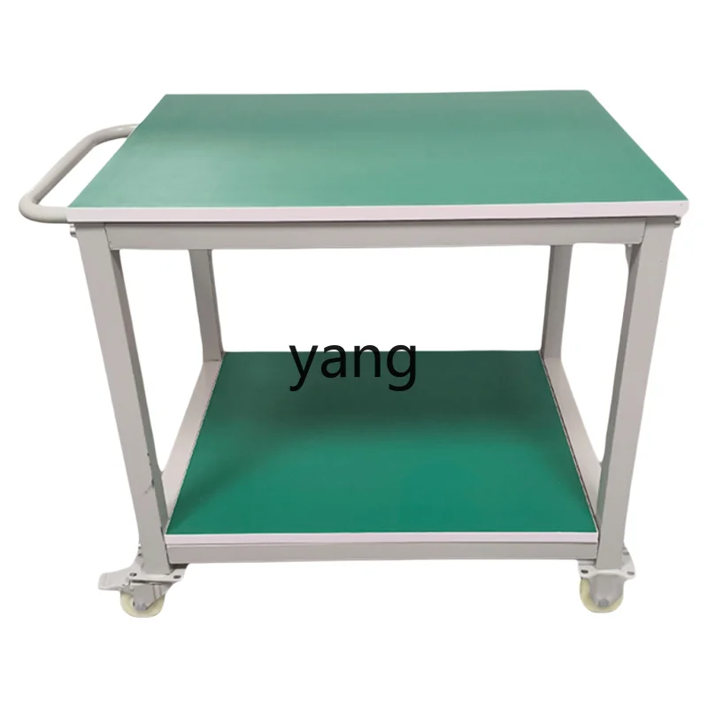 

CX anti-static turnover movable three-layer trolley workshop material pulley trolley