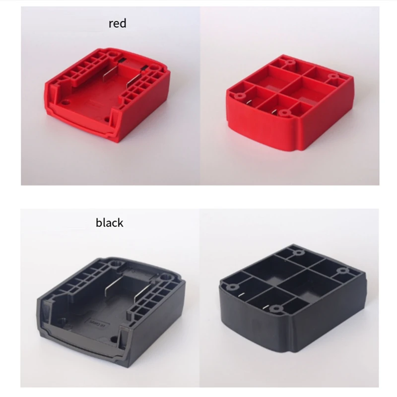 DIY อะแดปเตอร์แปลงแบตเตอรี่สําหรับ Milwaukee 18V แบตเตอรี่ลิเธียมฐานแบตเตอรี่หัวชาร์จ Shell