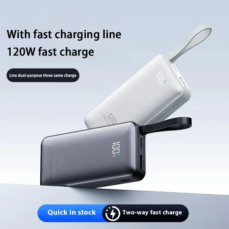 100000mAh 22.5W High Capacity Power Bank Powerbank Portable Battery Charger For iPhone Samsung HUAWEI Xiaomi OPPO Fast Charging