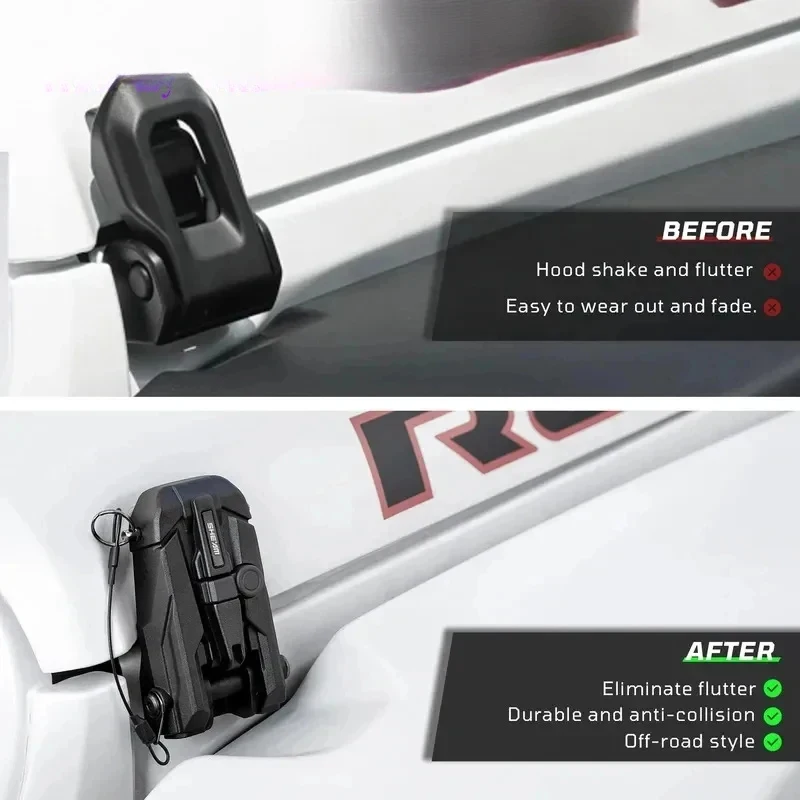 High Quality Upgr Your With Our Hood Latch Kit - Limited Offer! Auto Parts