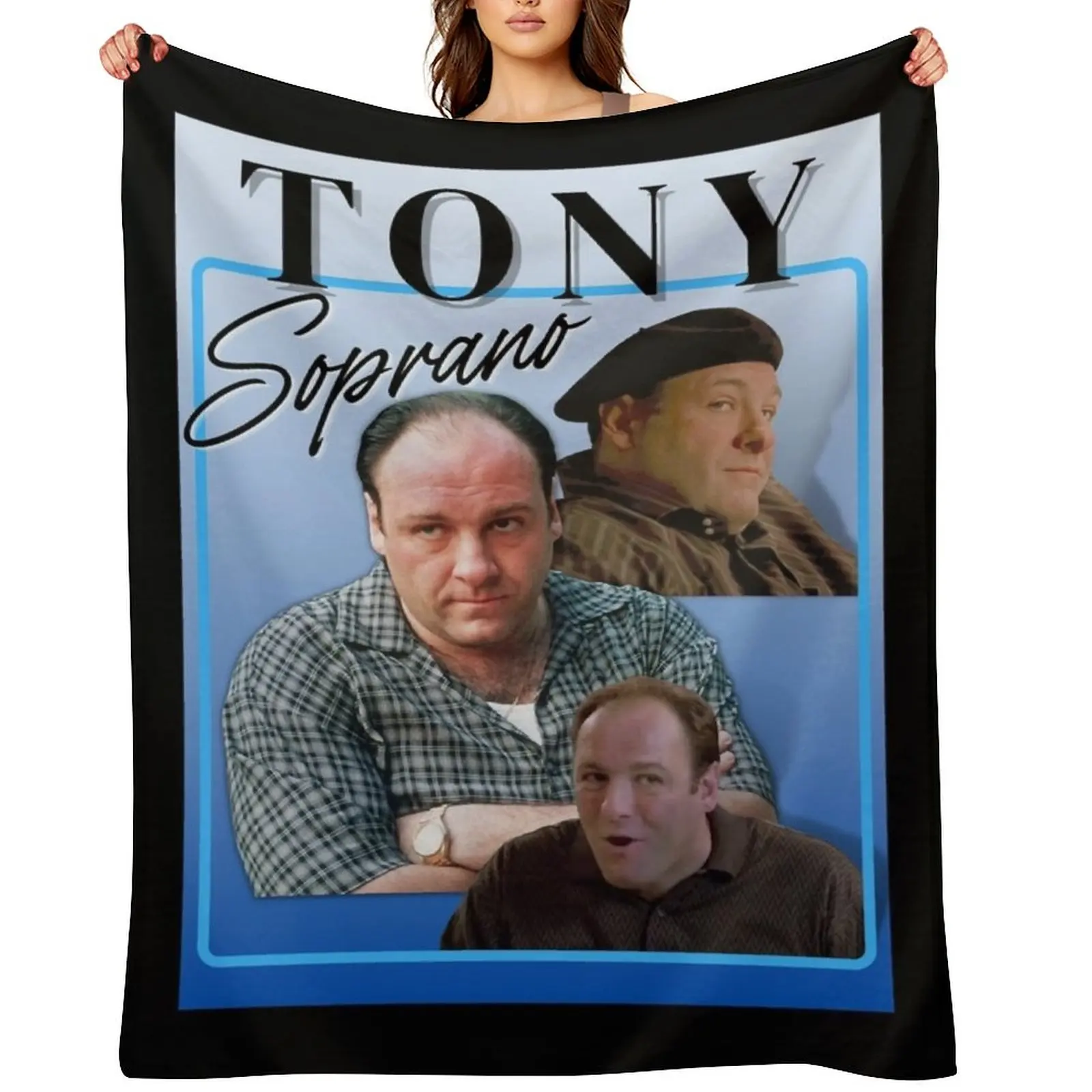 Tony Soprano Classic Throw Blanket for winter Warm valentine gift ideas Beautifuls funny gift Tourist Blankets