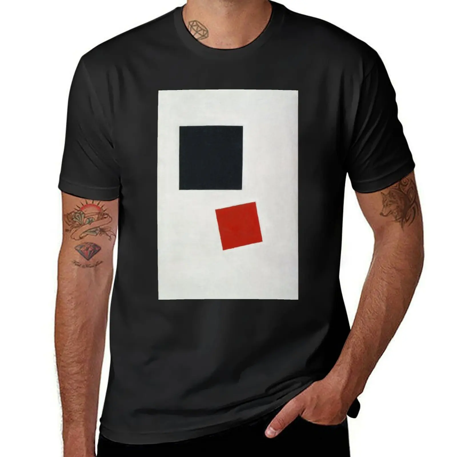 

Kazimir Malevich T-Shirt anime stuff vintage clothes Aesthetic clothing men workout shirt