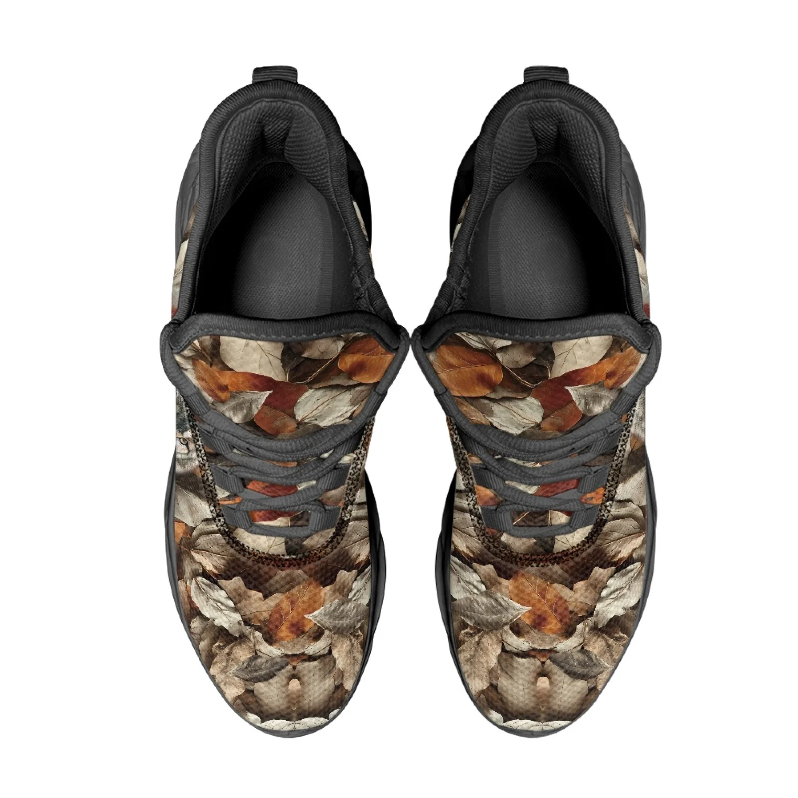 PENSTROLL PENSTROLL Dried Leaf Pattern Blade Shoes Mesh & EVA Running Shoes Non Slip for Men 2026 New Fall Fashion