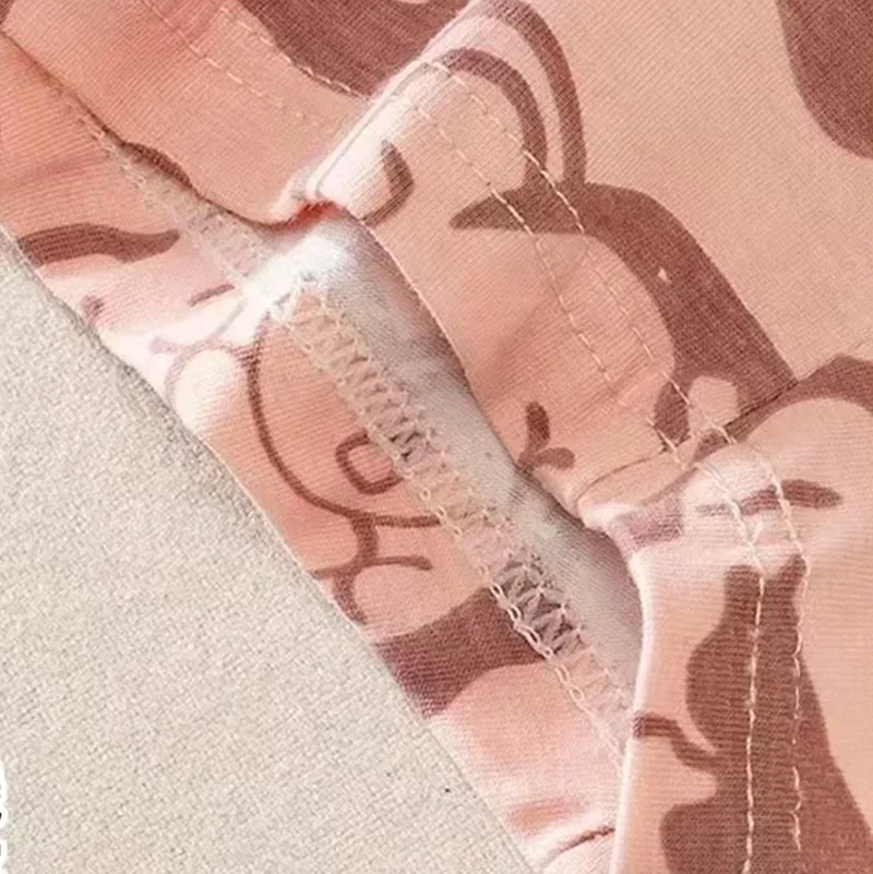 4PCS men's underwear bear print cute bear suitable for gift comfortable breathable stretch underwear combination