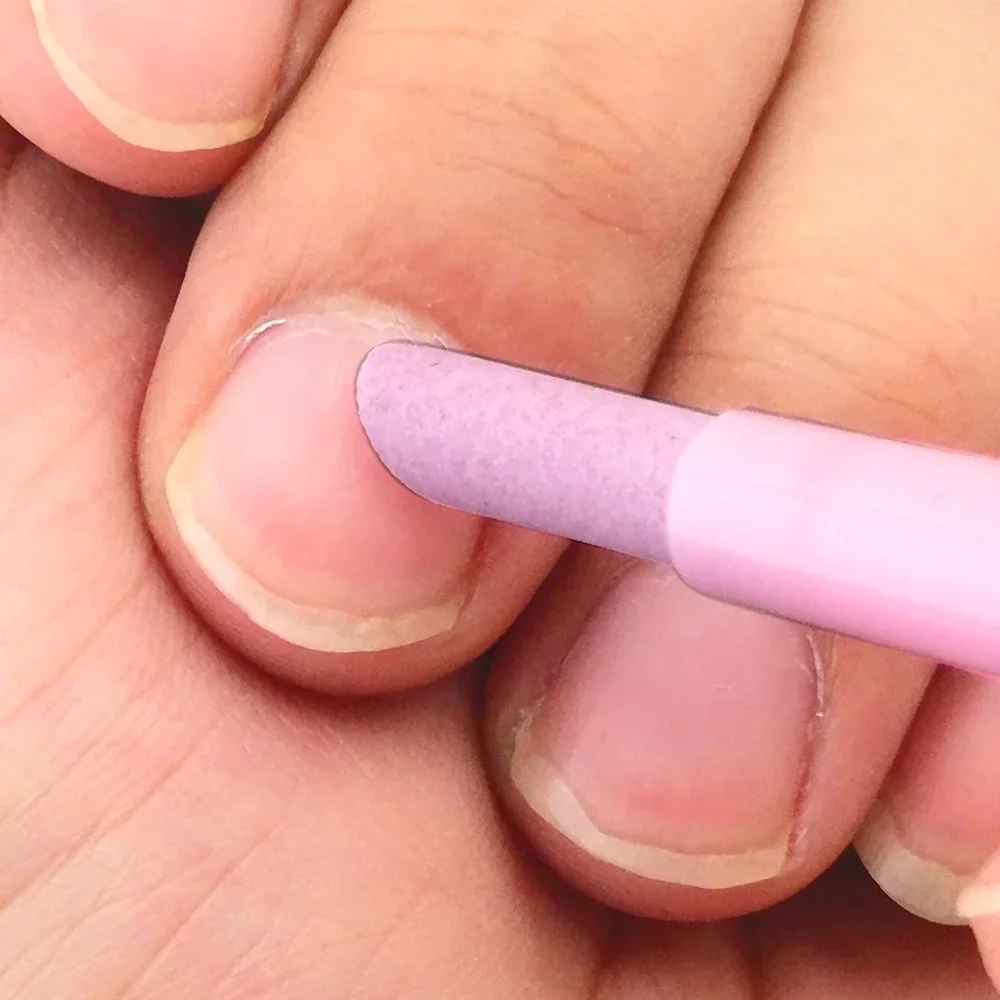 أدوات طلاء الأظافر لإزالة الجلد الميت ودفع سطح الأظافر، قلم كوارتز من السيراميك، مبرد أظافر، قلم شحذ سطح الأظافر #5