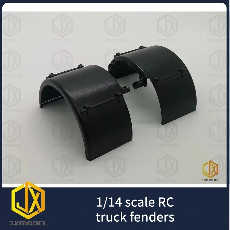 Model Truck Plastic Round Fender JXMODEL JX-DNB01 For Tamiya LESU 1/14 RC Tractor Truck Man TGX F2000 FH16 ACTROS AROCS Parts