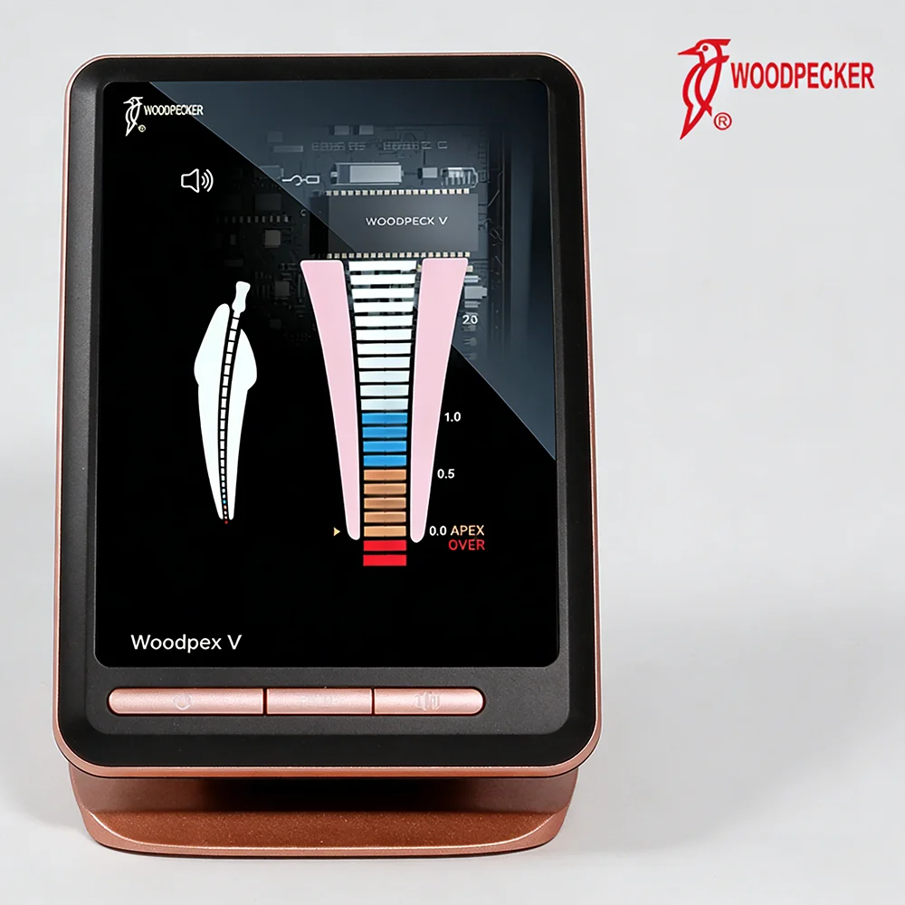 

Dental Apical Locator Woodpecker WOODPEX V Wireless Oral Locator High Precision Root Canal Length Gauge Tool