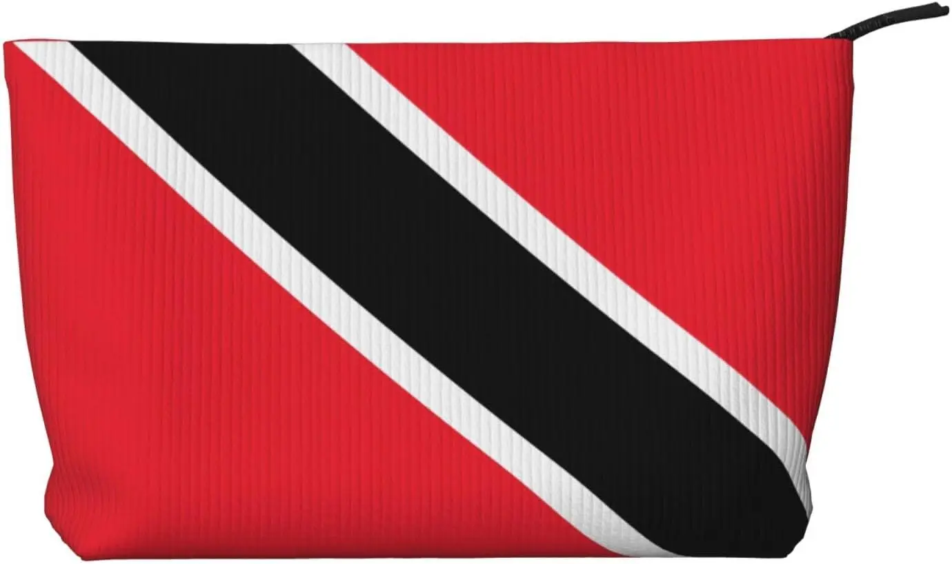 

Flag of Trinidad and Tobago Corduroy cosmetic bag, suitable for travel and daily use, Sturdy Lining, Ensures Longevity