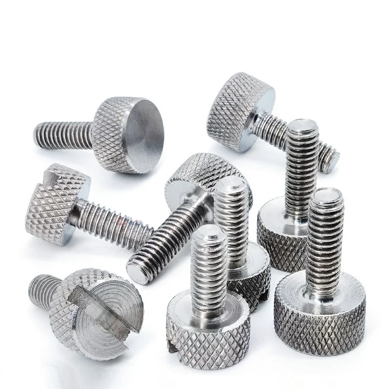 برغي ملتوي يدوي TA2 من التيتانيوم النقي، مشبك مقلاع مشقوق، برغي يدوي على شكل زهرة متدحرجة M4 Length8/10/12/14/16 مم