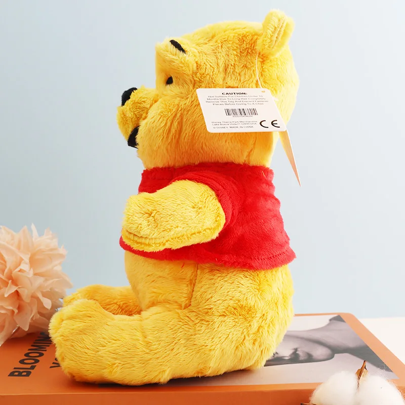 25cm Disney Winnie The Pooh Stuffed Animal Plush Toys Kawaii Anime Elf Doll Cartoon Cute Pooh Bear Dolls Birthday Gift For Girls