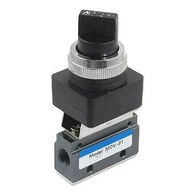 

1/8 "PT 2-позиционный 3-ходовой пневматический механический клапан с фиксирующей ручкой