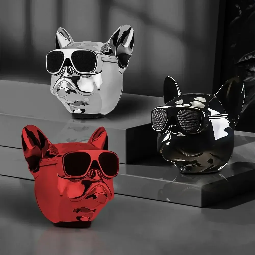 

Wireless Portable Outdoor French Bulldog Design Your Listening Experience Enhance Bluetooth Speaker Bass Surround Sound Creative