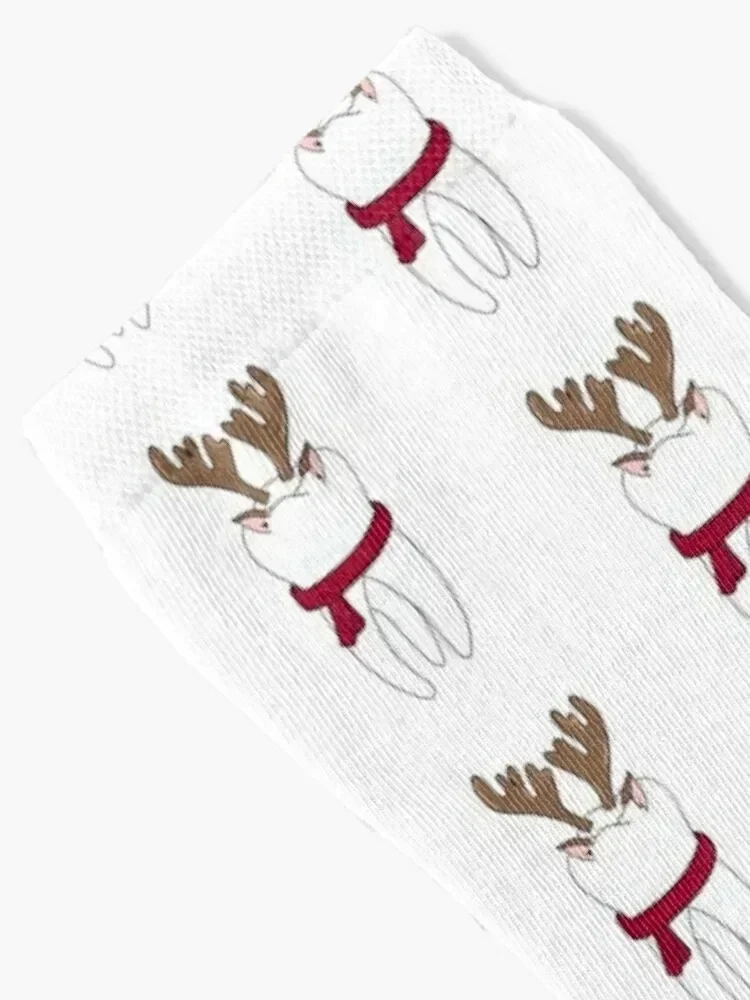 Tooth reindeer Christmas Socks retro halloween gifts Stockings Woman Socks Men's