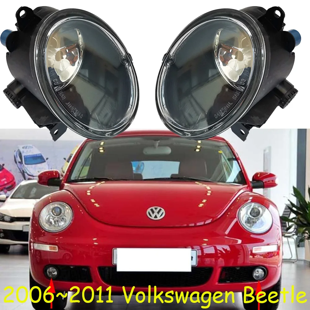 

1pcs car bumper headlamp for Volkswagen beetle fog headlight 2006~2011y car accessories head lamp for VW Beetle fog light