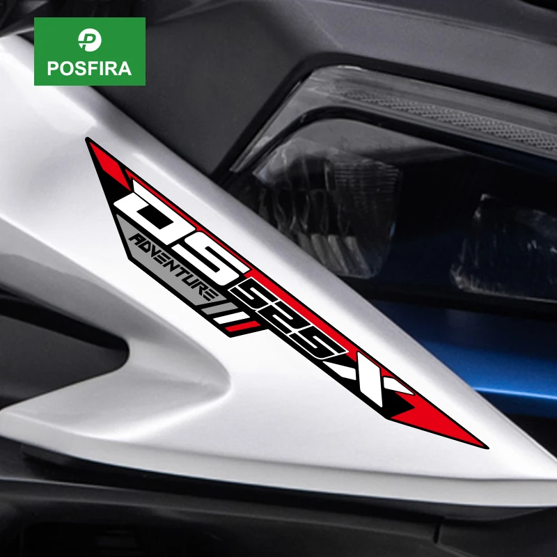 POSFIRA Vinyl Motorcycle Front Beak Stickers Waterproof Decals for Voge 525DSX 2024 2023 2025 525 DSX DS525X DSX525 Accessories