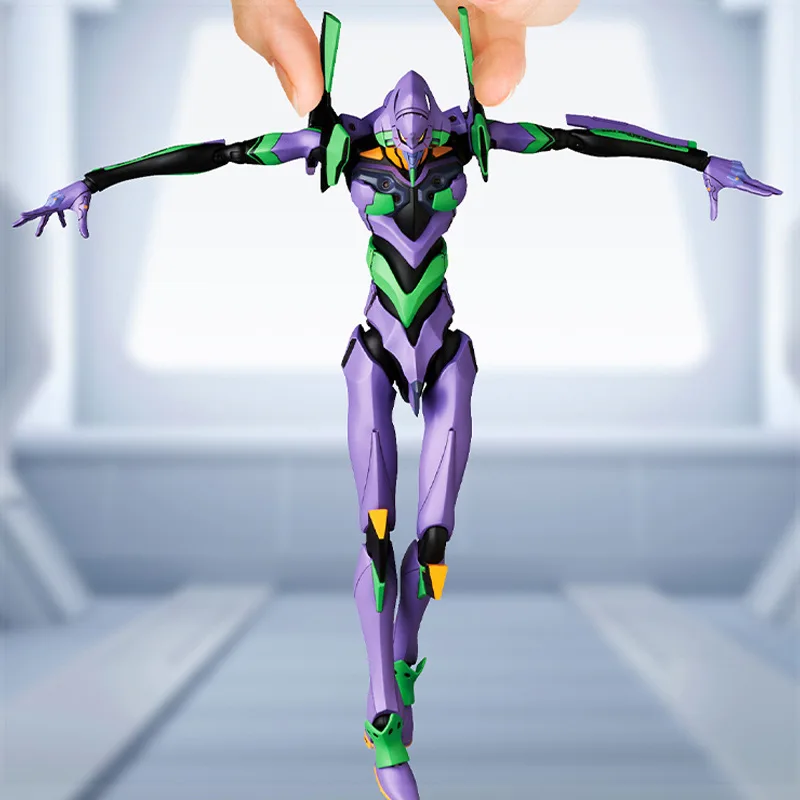 バンダイ 01 合金アクションドールモデル玩具-ゴスペルソルジャーロボットコレクタブルパープルマンティスバージョン可動関節付き