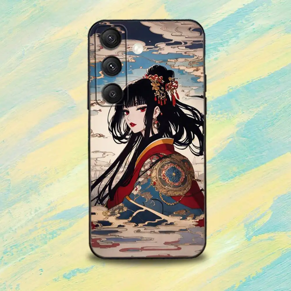 Casing Ponsel COOL H-HOLiC-ES untuk Samsung S22,S24,S25,S23,S20,S30,S21,Ultra,Plus,5G,Fe,Lite Penutup Ponsel Silikon Hitam