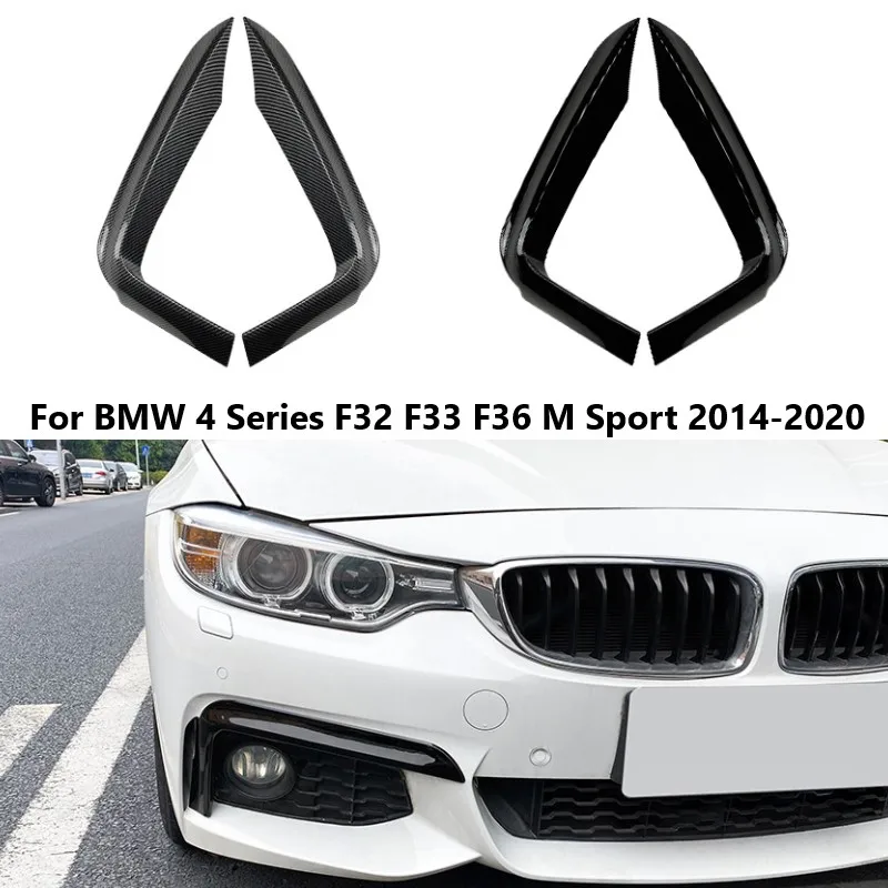

Car Front Foglight Wind Knife For BMW 4 Series F32 F33 F36 M Sport 2014-2020 Diffuser Splitter Spoiler Exterior Car Accessories