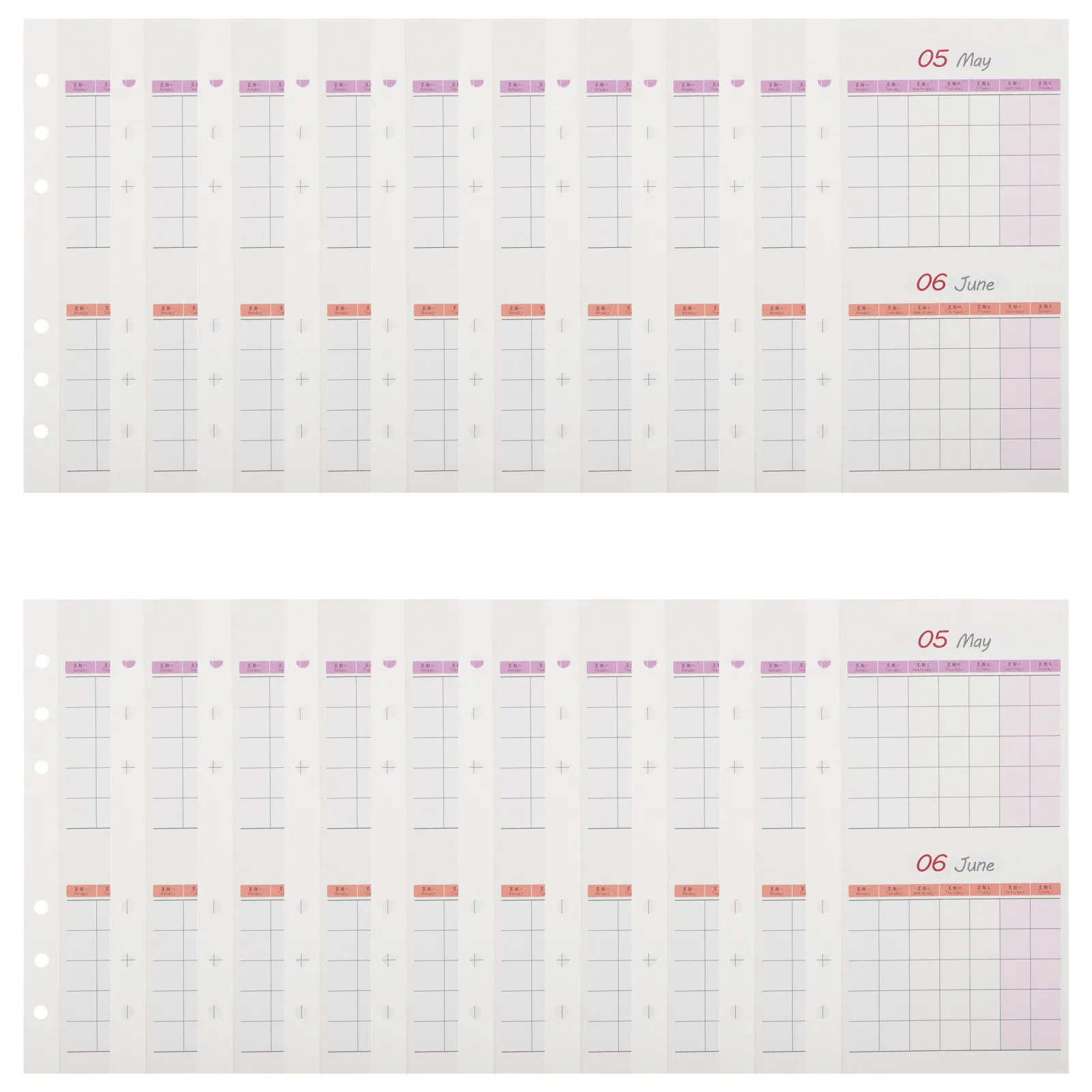20-folhas-a6-de-refil-para-planner-mensal-para-fichario-de-6-argolas-folhas-de-calendario-em-branco-diy-papel-para-planejador-de-orcamento-rastreador-de-refeicoes-e-habitos