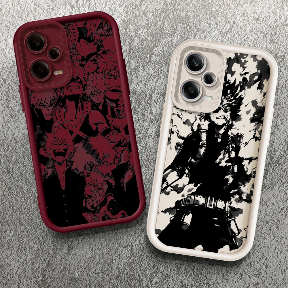 My Heroes Academy Anime Art Eye Ladder For Xiaomi Redmi Note 13 12 12C 11 11S 10 10C 10A 9C 9A Pro 5G Cover Phone Case