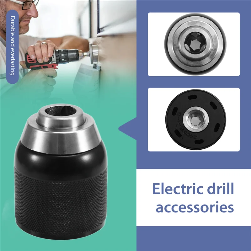 Das neue Convert Schlagschrauber-Spannfutter und Schaft-Set, Spannfutter, quadratischer Adapter, elektrisches Bohrfutter
