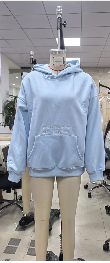 المرأة الخريف عارضة هوديس الظهر الأزهار التطريز طويلة الأكمام فضفاضة تناسب بلوزات الأزياء السترة الشارع الشهير