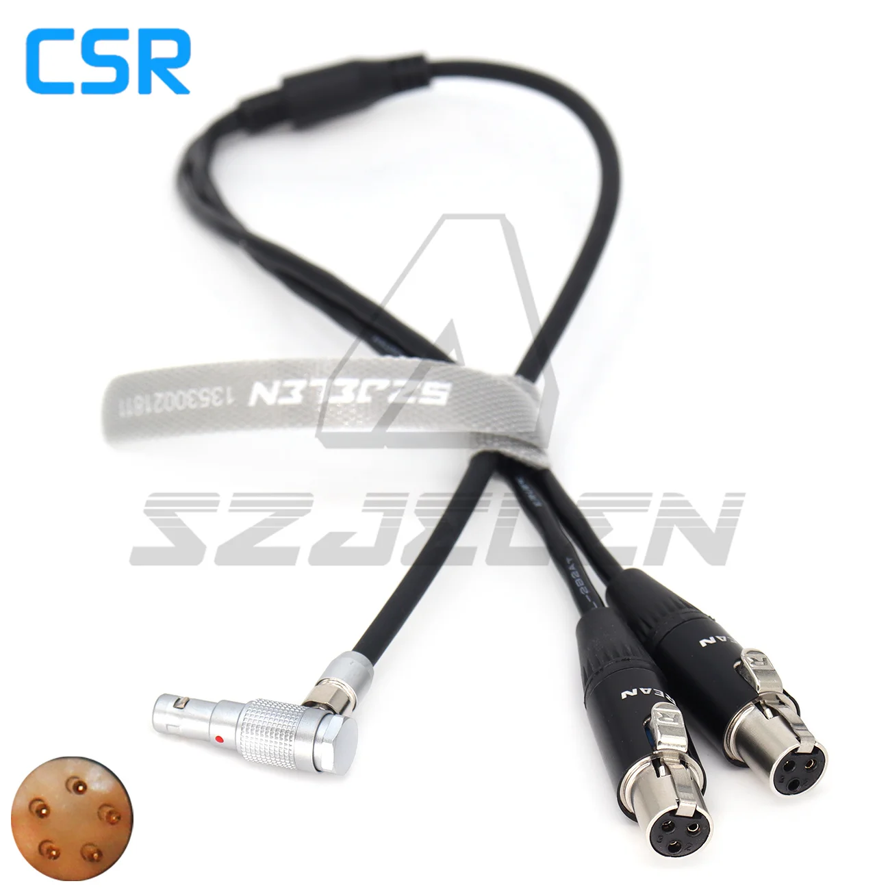 

Suitable for VISLINK and TA3F Backplate for AxientDigital ADX5D ，00B 5pin to Dual TA3F audio Cable,
