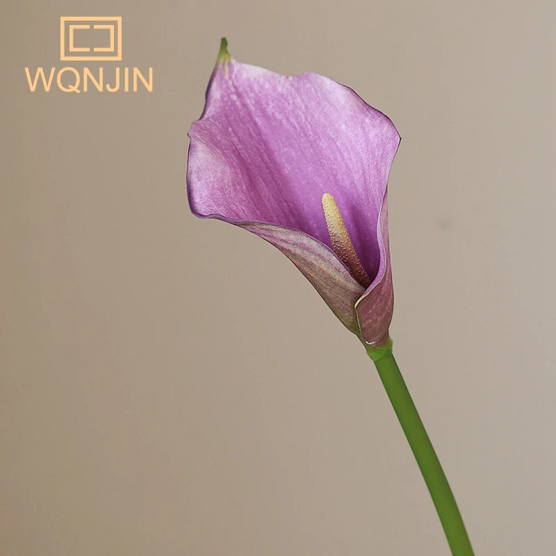 1 STÜCK, Künstliche Calla-Lilien-Blumen-Tischdekoration, Blumenarrangement, Handstrauß, Hochzeitsdekoration, künstliche Blumen, Party-Dekoration – Detail 10