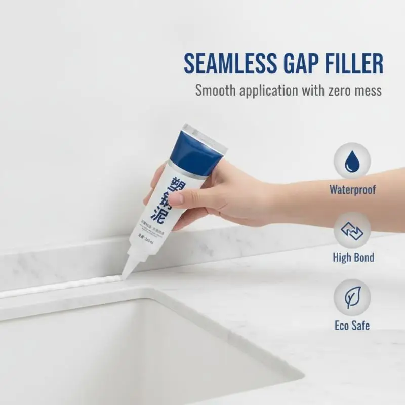 60/150ml Plastic Steel Mud Waterproof Glue Kitchen Bathroom Anti-Mildew Glue Epoxy Resin Leak Plugging And Caulking Sealant Hom