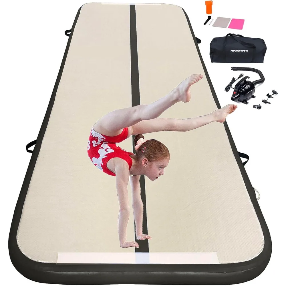 

Tumbling Mat 6.6ft 10ft 13ft 16ft 20ft 4/8 Inch Thick Air Mat Tumble Track Air Barrel Gymnastics Roll