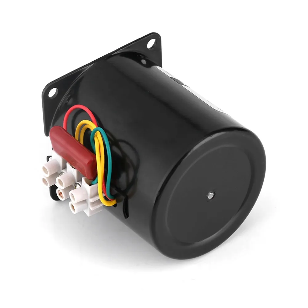 AC220V Synchronous Gear Motor 2.5 r/min 28W Permanent Magnet Motor Permanent Magnet 68KTYZ AC Electric Motor DIY Generator