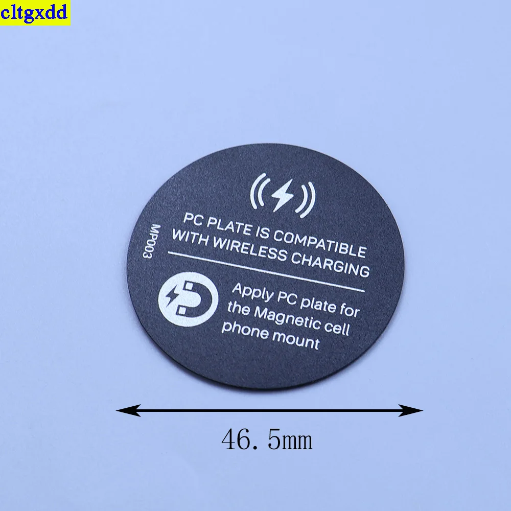 Cltgxdd 1 조각 초박형 금속 지원 무선 충전 범용 자동차 마그네틱 홀더 휴대 전화 3M 백 스티커