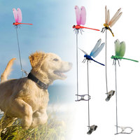 Simulation Dragonfly Clip Bug Deterrent Dragonfly Hat Clip Dragonfly Garden Decors Clip-On Outdoor Garden Dragonflies Decoration