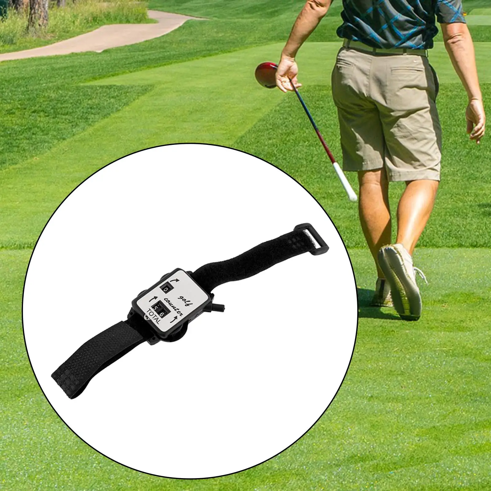 Golf Score Counter Watch Manual Type Portable Golf Stroke Counter Stroke Shot Keeper for Golf Course Beginners Golf Enthusiasts