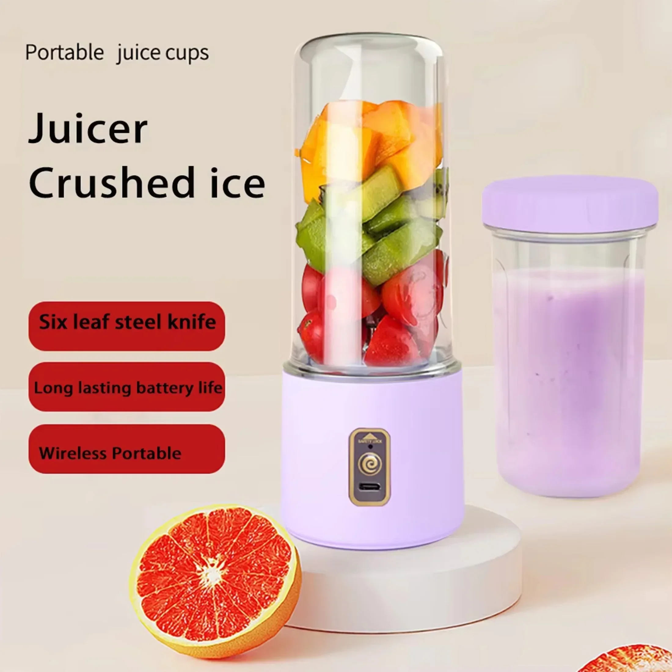 

1pc Multi-functional juicer mixer-high-performance fruit mixer, strong mixing ability