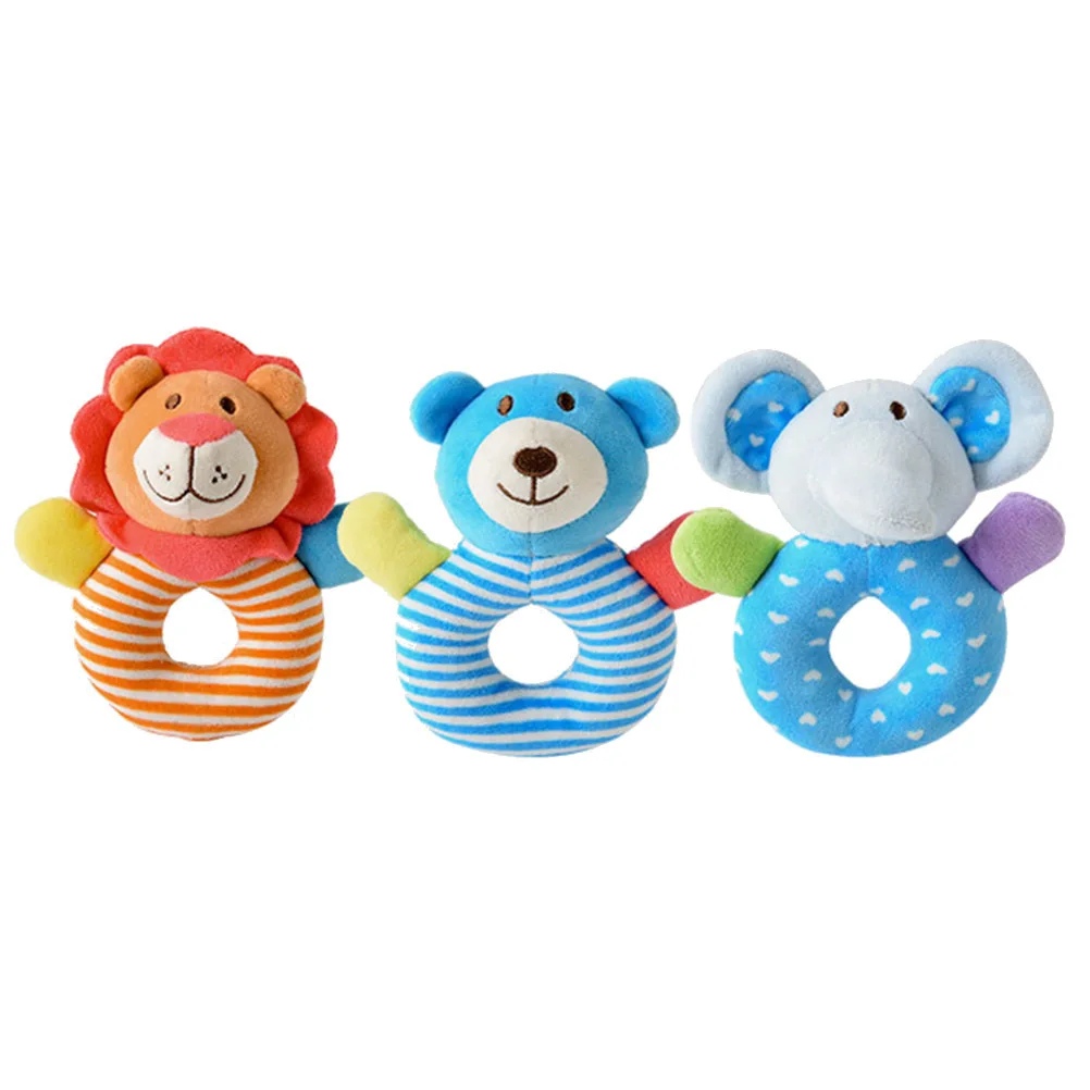 Ensemble de hochets à main pour bébé, conception animale, fabrication sonore douce, pince de développement pour nourrissons de 0 à 3 ans, Stimulation du nouveau-né