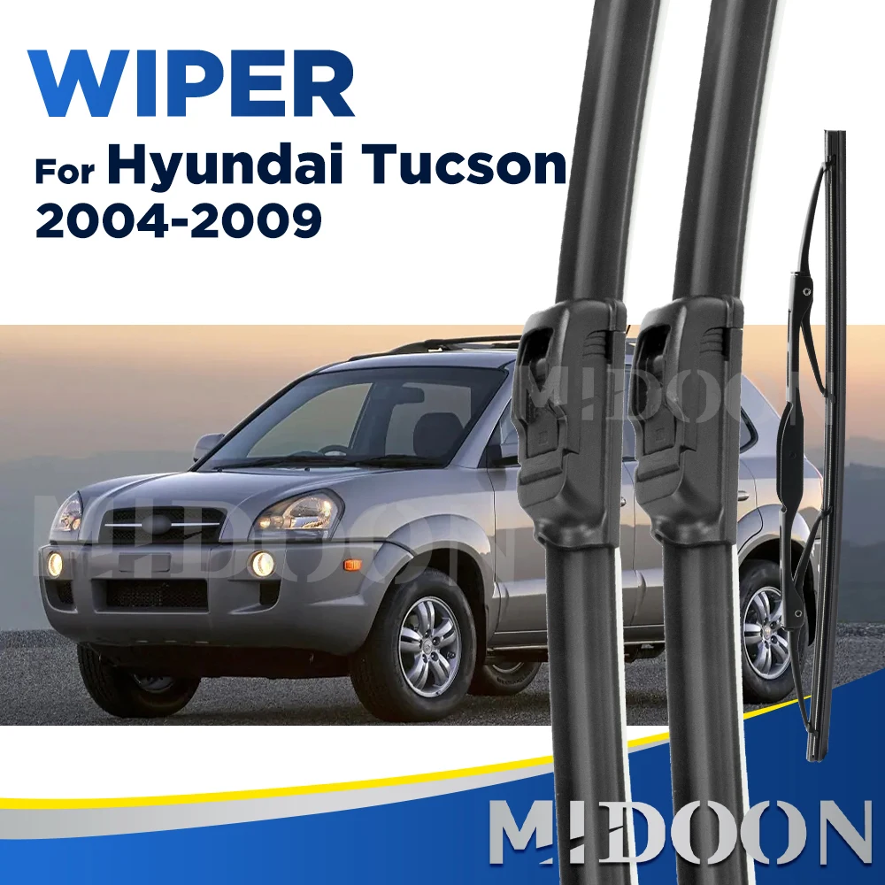 

Стеклоочиститель MIDOON для Hyundai Tucson JM 2004-2009 2005 2006 2007, передние и задние щетки стеклоочистителя, щетки для ветрового стекла 24 "+ 16" + 13"