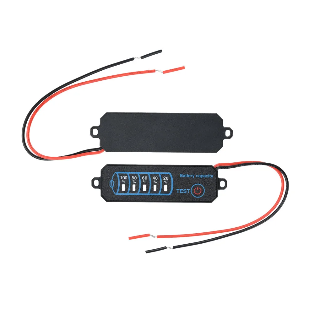 DC 5V-30V 2-8S Battery Level Indicator Ternary Lithium Battery Lithium Iron Phosphate Lead-Acid Battery Capacity Display Tester