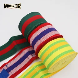 Fasce per le mani da boxe di alta qualità 2 pz/pacco 3M/5M di lunghezza fasce per le mani da boxe per bende da allenamento modello a righe colorate