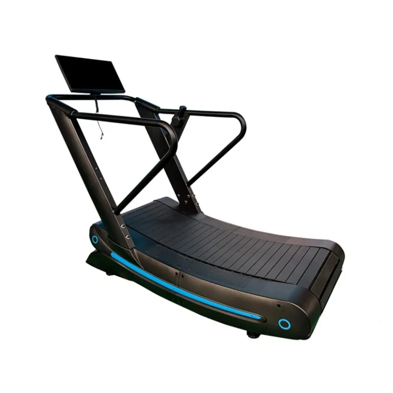 

Commercial Home Design Indoor Fitness Equipment Hot Sale Mirror Type Curved Treadmill Wireless Heart Rate Test Exercise