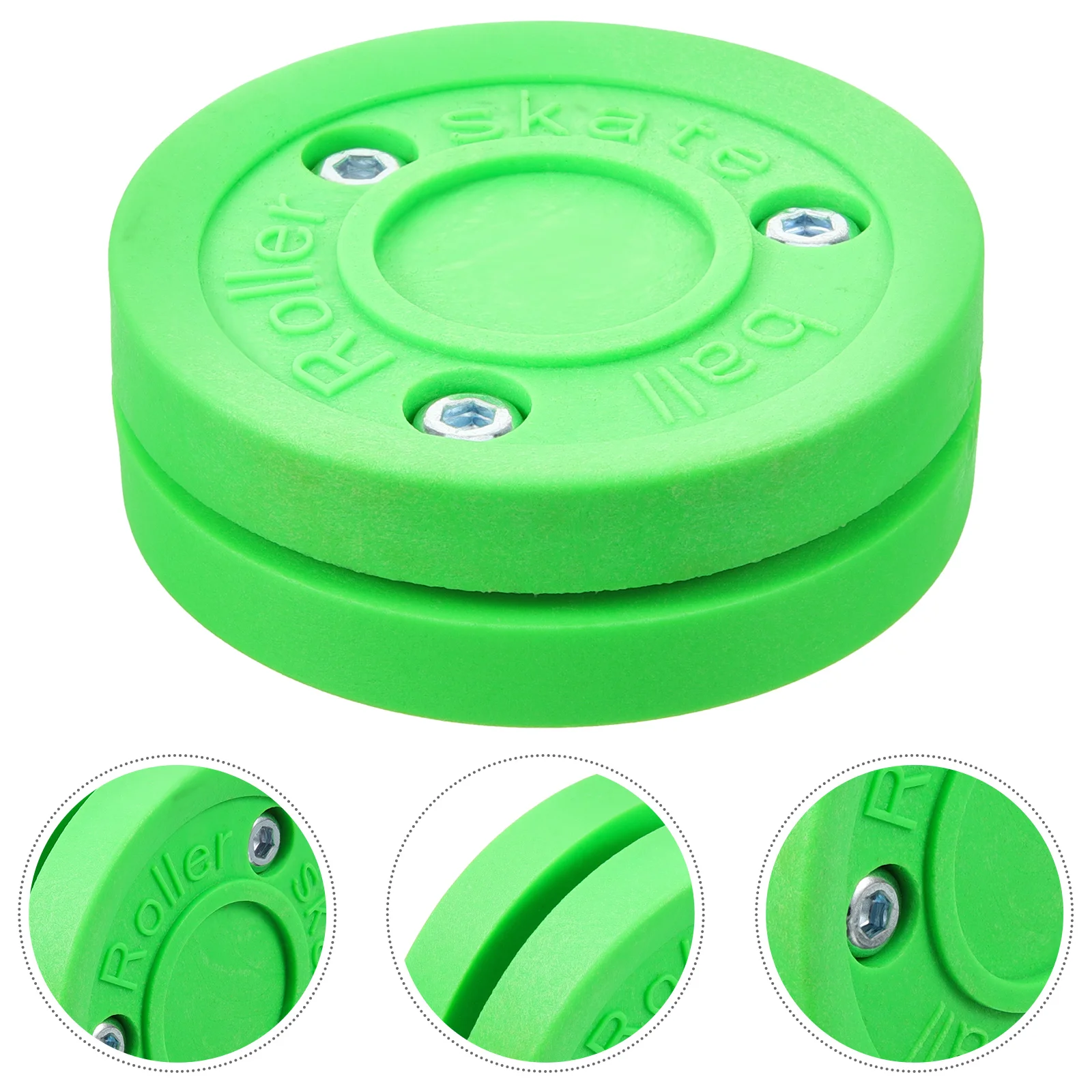 

Roller Hockey Ice Accessory Training Pucks Plastic Balls Small Reusable Abs Game Fitness