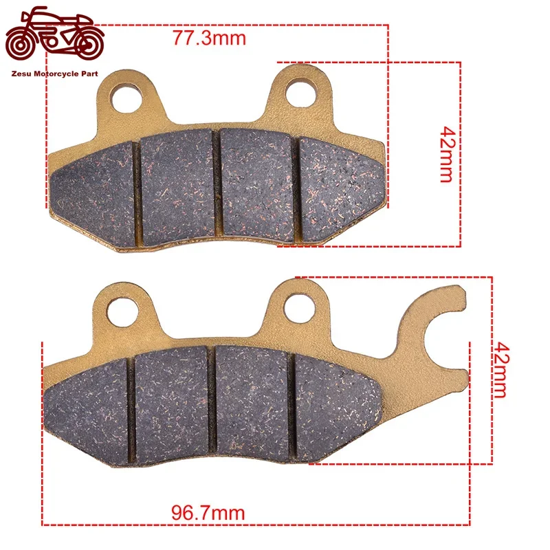 

Motorcycle Front Brake Pads Tablets For CAN AM Commander 800 R XT Commander1000 X XT XT-P 2011-2015 Commander Max 1000 DPS/XT