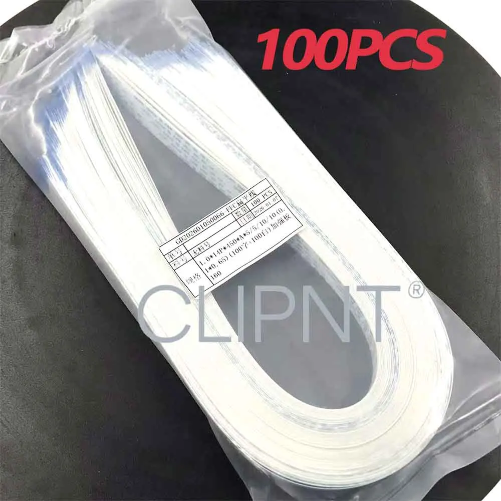 KYJET 100pcs 14p 4720/I3200 printhead cable for 4720/I3200 for solvent/UV flatbed printer DTF FFC flat data cable 14 pins