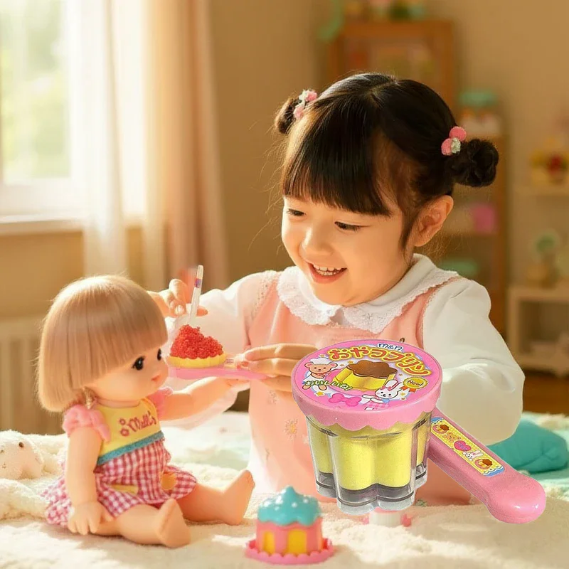 딸기 푸딩 - 역할 놀이 시뮬레이션을 위한 테마 먹이주기 장난감 - 조기 교육 놀이집 장난감, 친구들에게 이상적인 선물