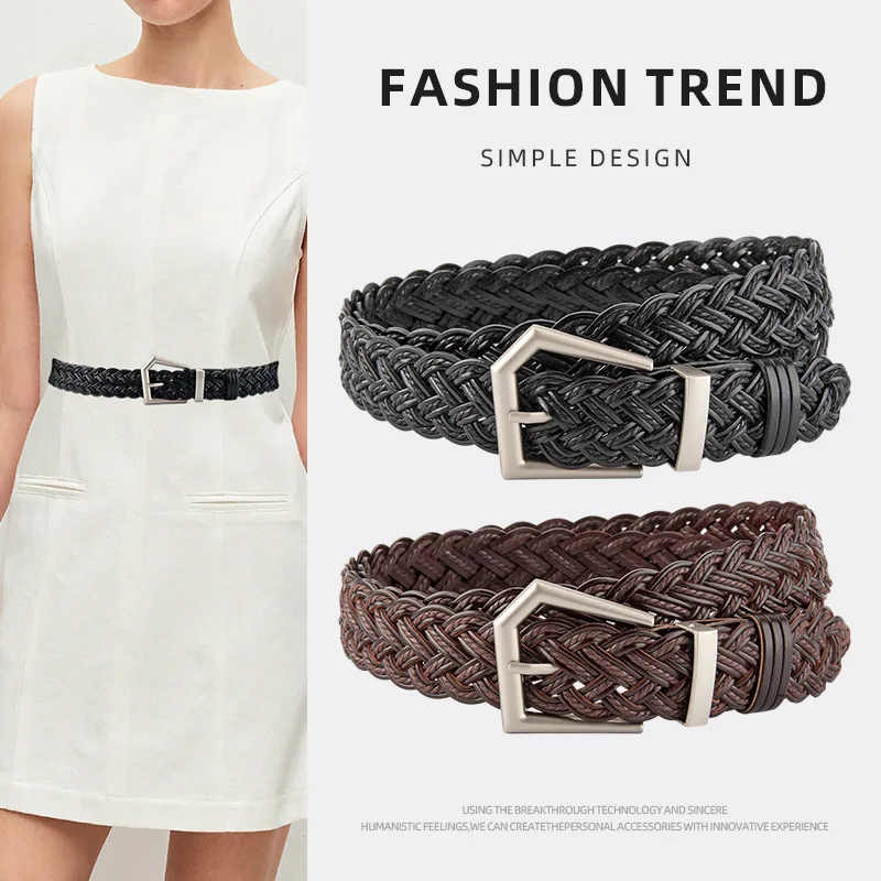 

Женский винтажный вязаный корсет, женское пальто с поясом, платье с поясом, широкий пояс J1417