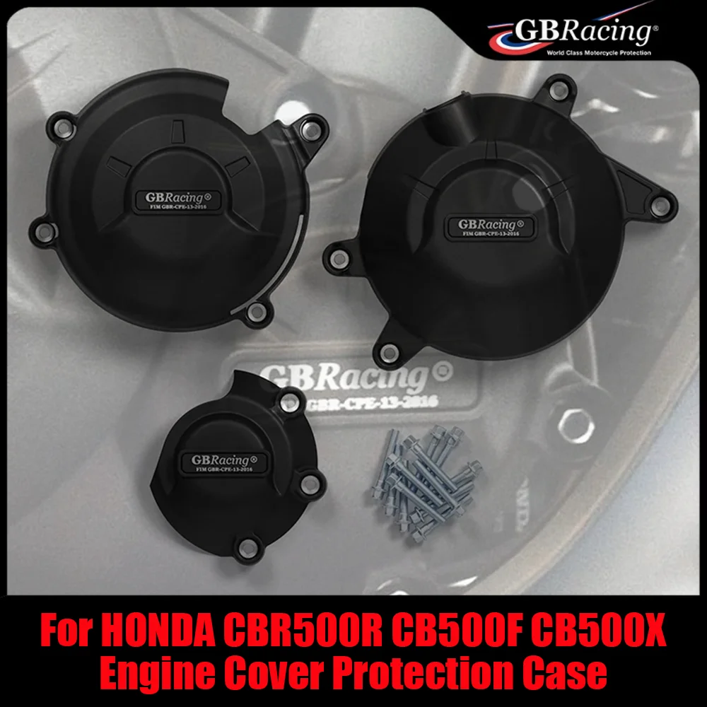

CBR500R Motorcycles Engine Cover Protection Case GB Racing For HONDA CBR500R CB500F CB500X 2013-2018 Engine Covers Protectors