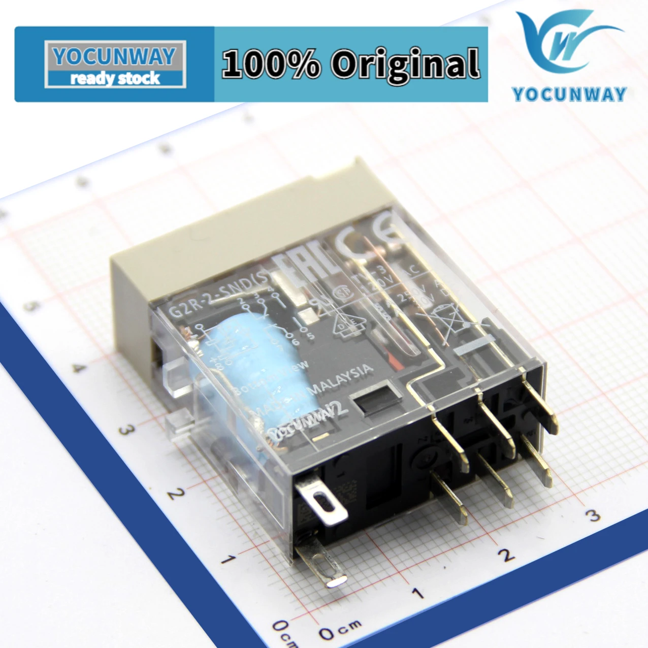 New Original Relay G2R-1-SN(S) G2R-2-SN(S) G2R-2-SND(S) 24VDC Relay Socket Intermediate Relay 8pin AC110(S) 2 On 2 Off